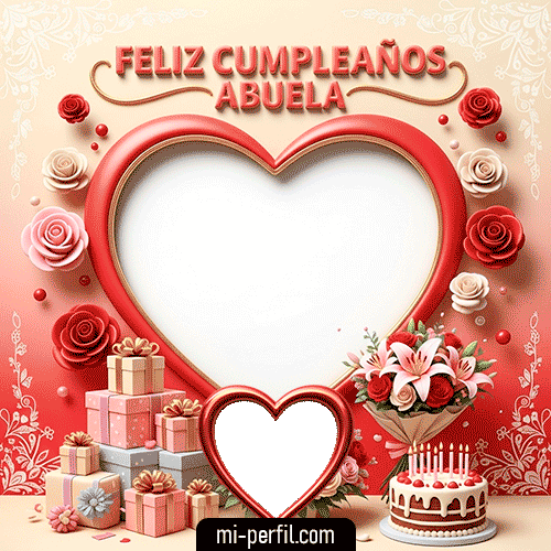 Marco Feliz Cumpleaños Abuelita I