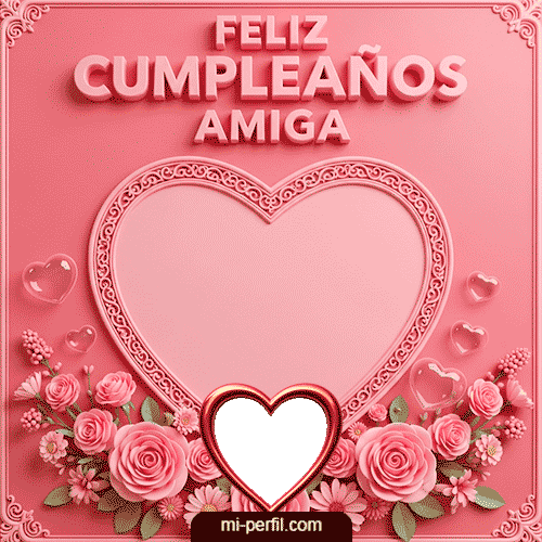 Marco Feliz Cumpleaños Amiga