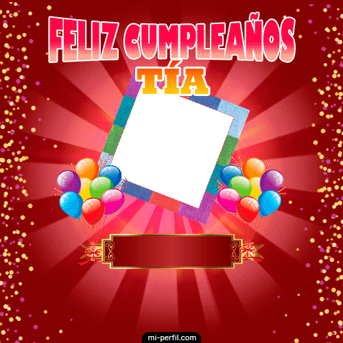Feliz Cumpleaños Querida Tía