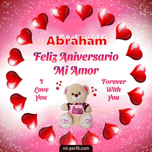 Feliz Aniversario Mi Amor 2 Abraham