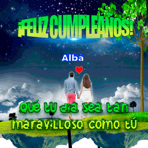 Feliz Cumpleaños Ecológico Alba