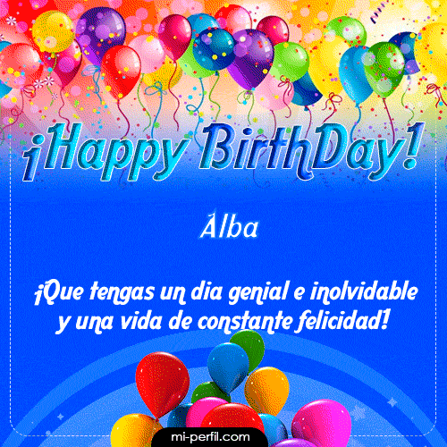 Happy BirthDay Alba