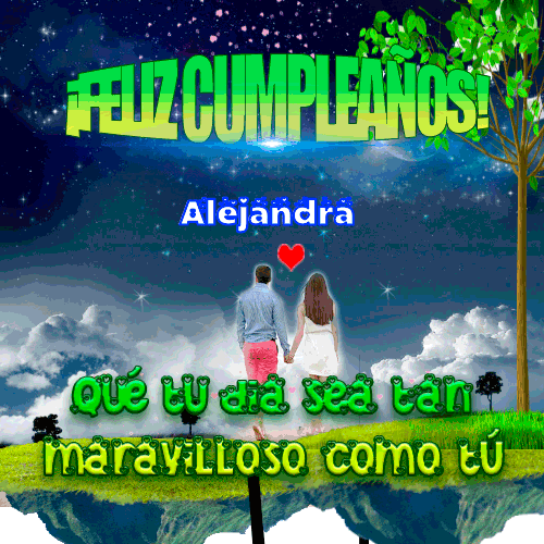 Feliz Cumpleaños Ecológico Alejandra