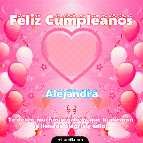 Feliz Cumpleaños II Alejandra