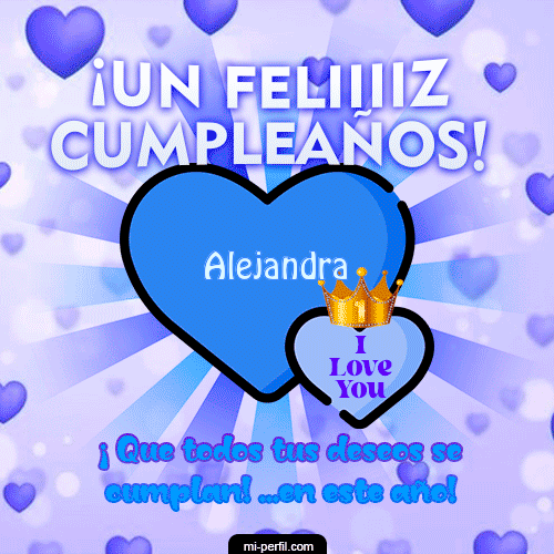 Un Feliz Cumpleaños Alejandra