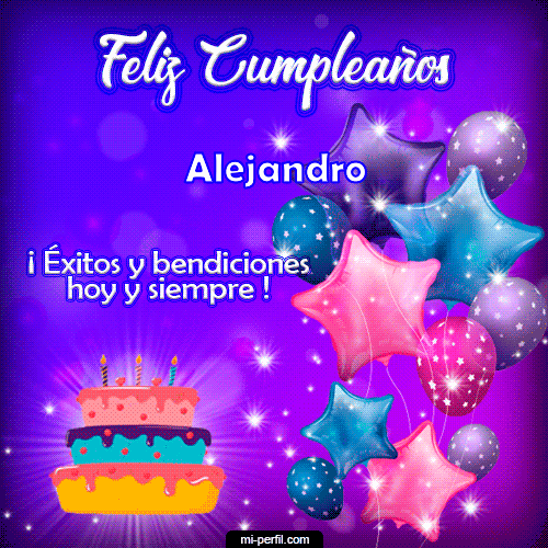 Feliz Cumpleaños V Alejandro