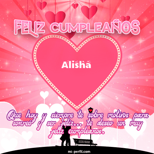 Gif de cumpleaños Alisha