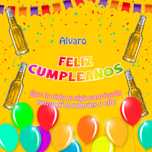 Feliz Cumpleaños VIII Alvaro
