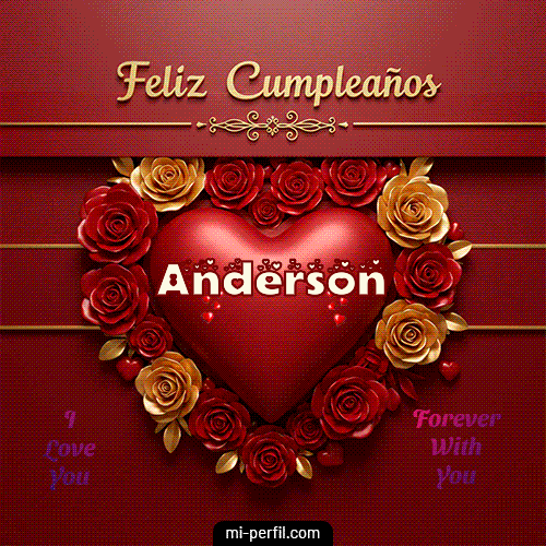 Feliz Aniversario Mi Amor 2 Anderson