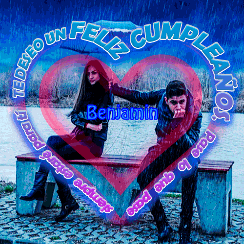 Deseo un feliz cumpleaños Benjamin