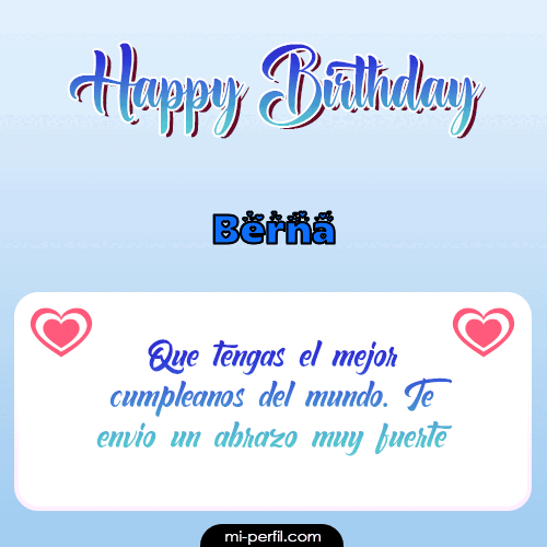 Happy Birthday II Berna