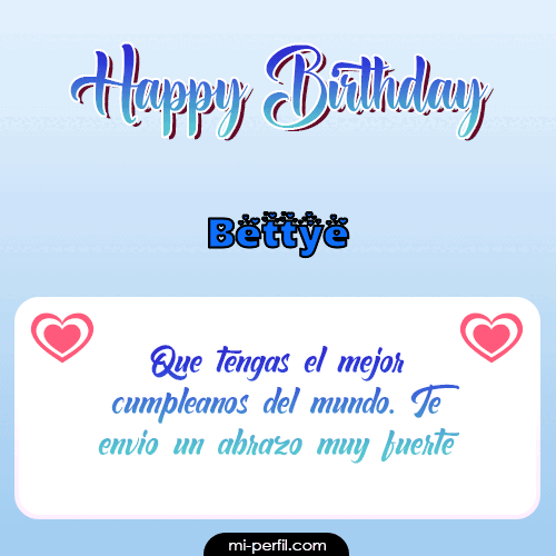 Happy Birthday II Bettye