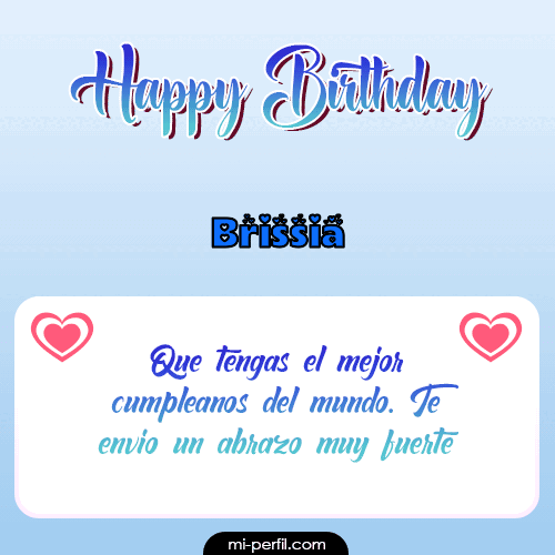 Happy Birthday II Brissia