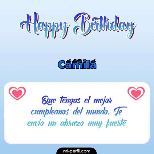 Happy Birthday II Camila