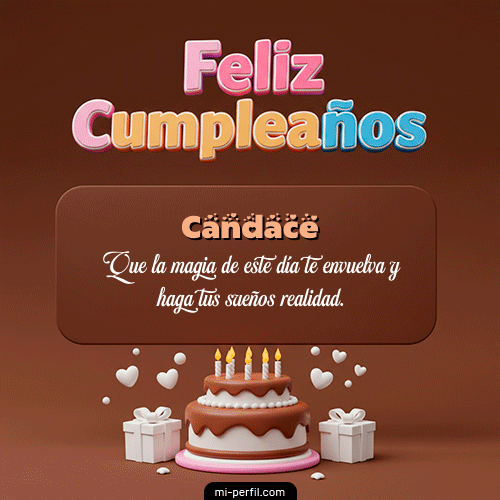 Feliz Cumpleaños IV Candace