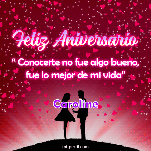 Feliz Aniversario 3 Caroline
