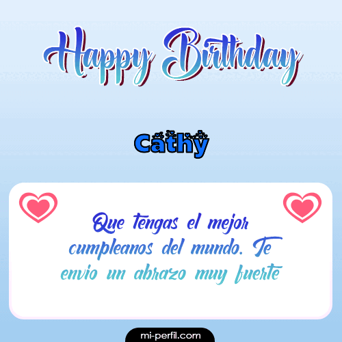 Happy Birthday II Cathy