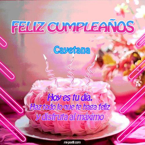 Feliz Cumpleaños III Cayetana