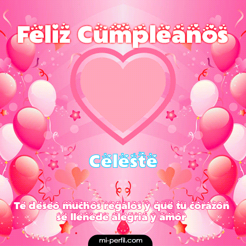 Feliz Cumpleaños II Celeste