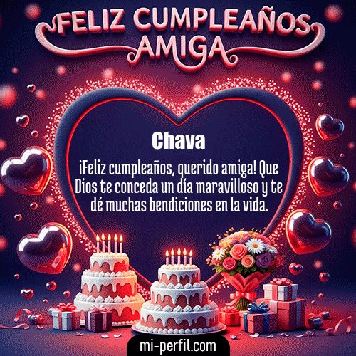 GIF Feliz Cumpleaños Feliz Cumpleaños Amiga XI personalizado con su nombre