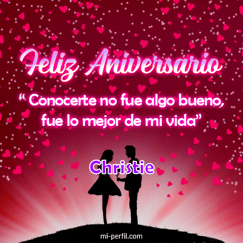 Feliz Aniversario 3 Christie