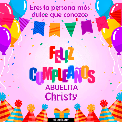 Feliz Cumpleaños Abuelita Christy