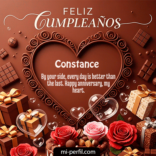Feliz Cumpleaños VIII Constance