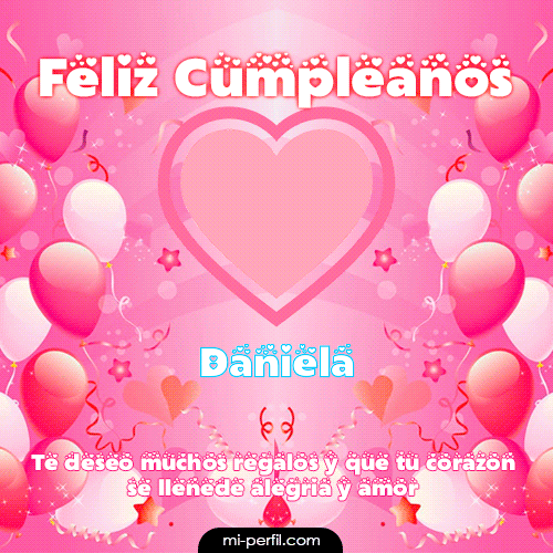 Feliz Cumpleaños II Daniela