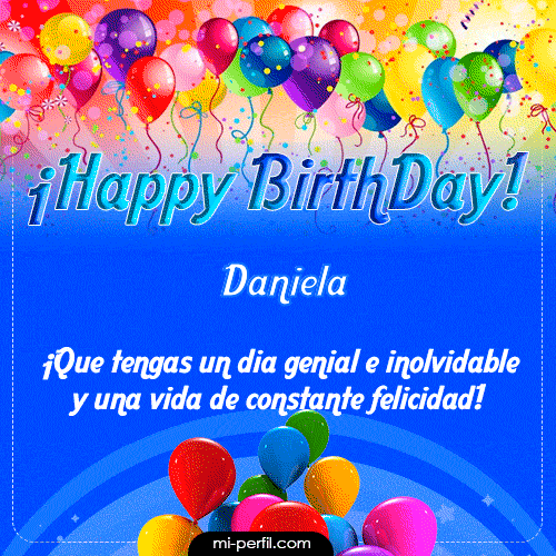 Happy BirthDay Daniela