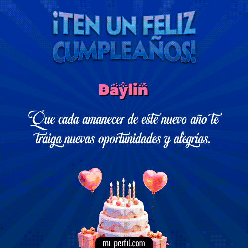 Te un Feliz Cumpleaños Daylin