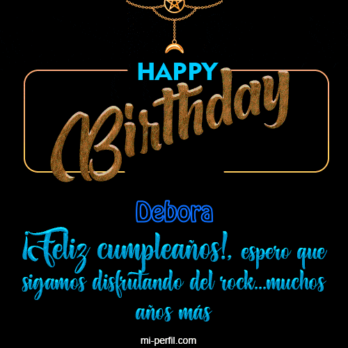 GIF Feliz Cumpleaños Happy  Birthday To You personalizado con su nombre