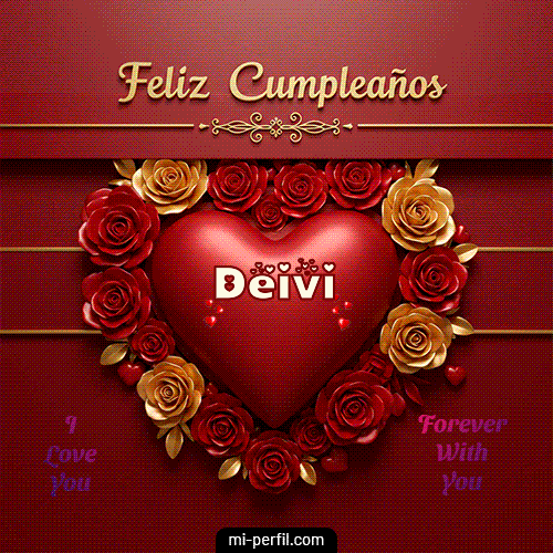 GIF Feliz Cumpleaños Feliz Aniversario Mi Amor 2 personalizado con su nombre