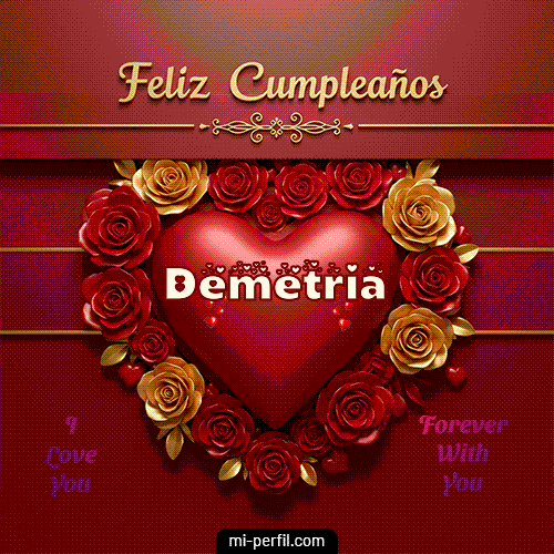 Feliz Aniversario Mi Amor 2 Demetria