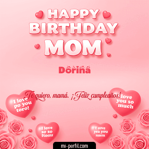 Un Feliz Cumpleaños Mamá Dorina