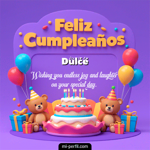 Feliz Cumpleaños XVI Dulce