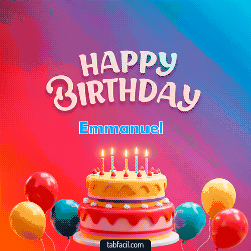 Happy Birthday de Colores Emmanuel