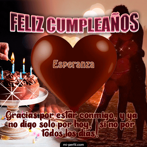 Feliz Cumpleaños IV Esperanza