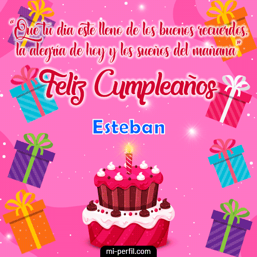 Feliz Cumpleaños 7 Esteban
