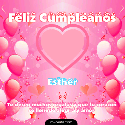 Feliz Cumpleaños II Esther