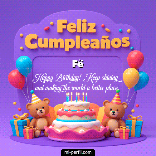 GIF Feliz Cumpleaños Feliz Cumpleaños XVI personalizado con su nombre