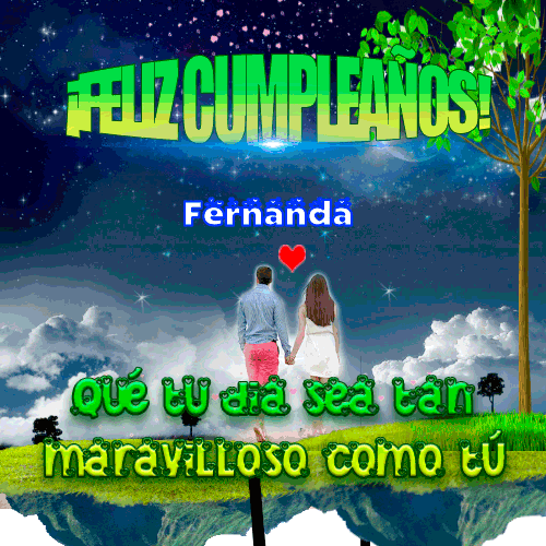 GIF Feliz Cumpleaños Feliz Cumpleaños Ecológico personalizado con su nombre