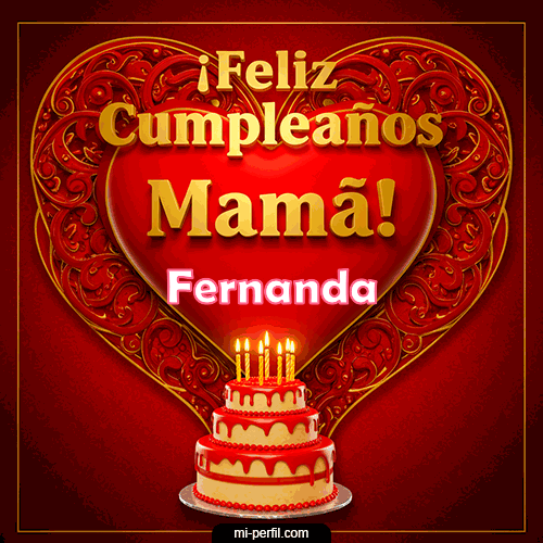 GIF Feliz Cumpleaños Feliz Cumpleaños Mamá personalizado con su nombre