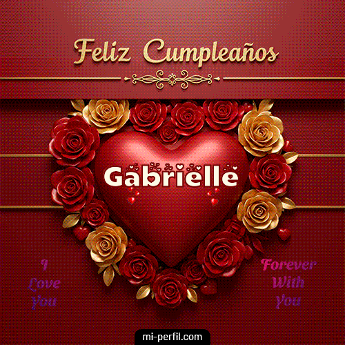 Feliz Aniversario Mi Amor 2 Gabrielle