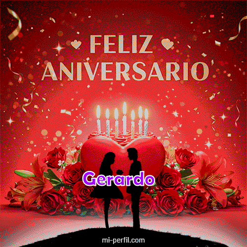Feliz Aniversario 3 Gerardo
