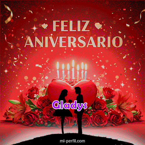 Feliz Aniversario 3 Gladys