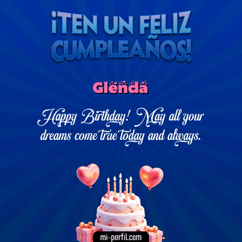 GIF Feliz Cumpleaños Te un Feliz Cumpleaños personalizado con su nombre