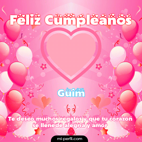 Feliz Cumpleaños II Guim