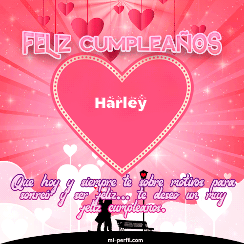 Feliz Cumpleaños Amor Harley