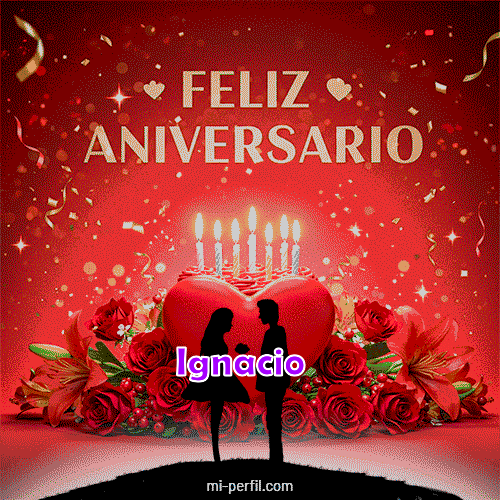 GIF Feliz Cumpleaños Feliz Aniversario 3 personalizado con su nombre