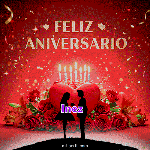 GIF Feliz Cumpleaños Feliz Aniversario 3 personalizado con su nombre